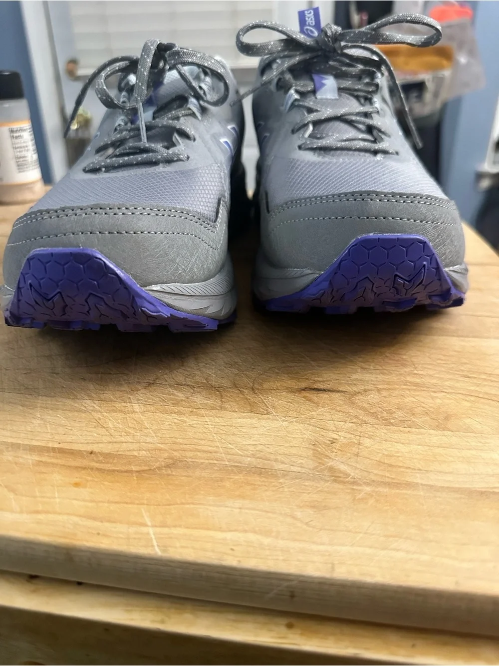 Asics GEL‑Venture 10 Gray and Purple Women's Trail Sneakers